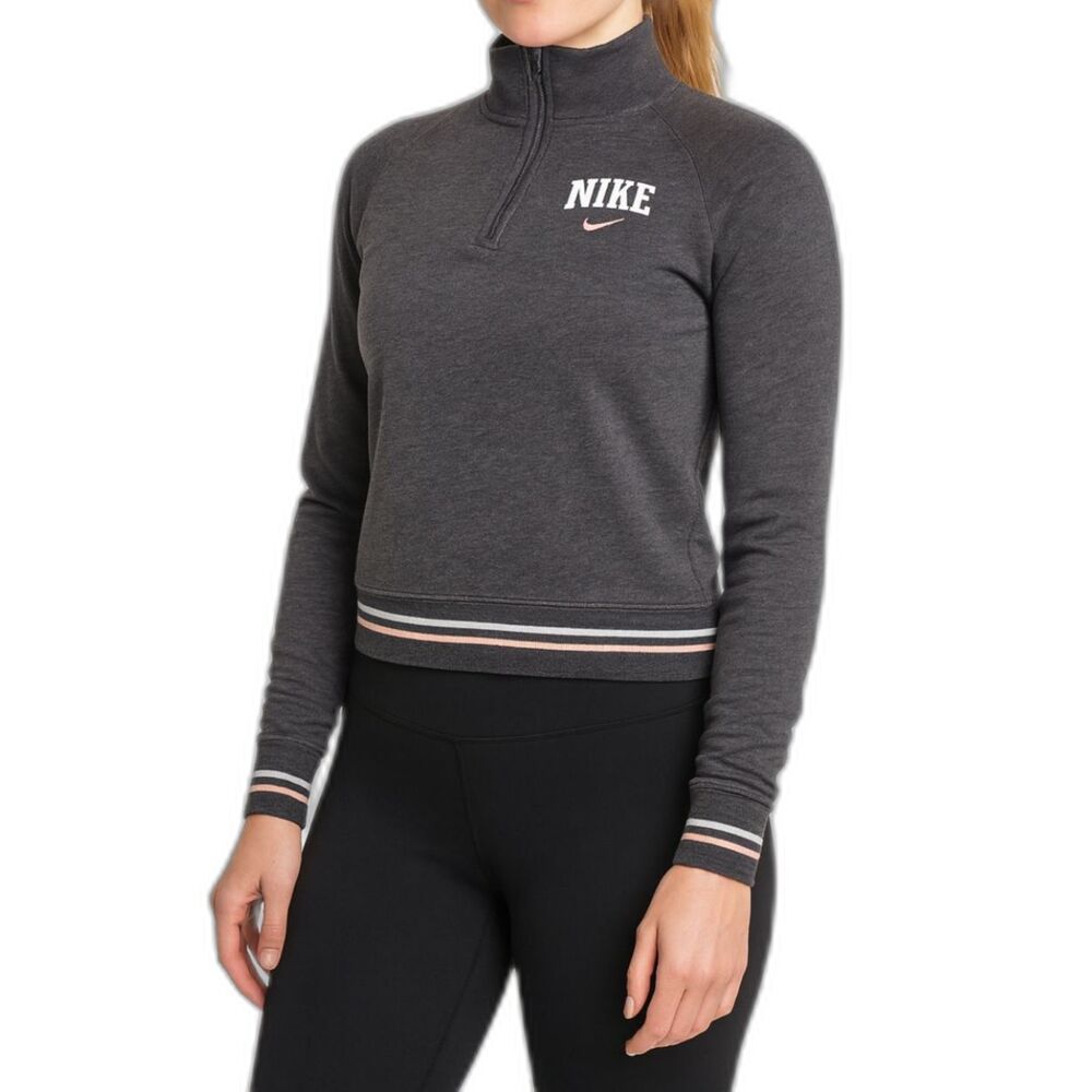 Nike Women’s Quarter-Zip Fleece Pullover | Size Large